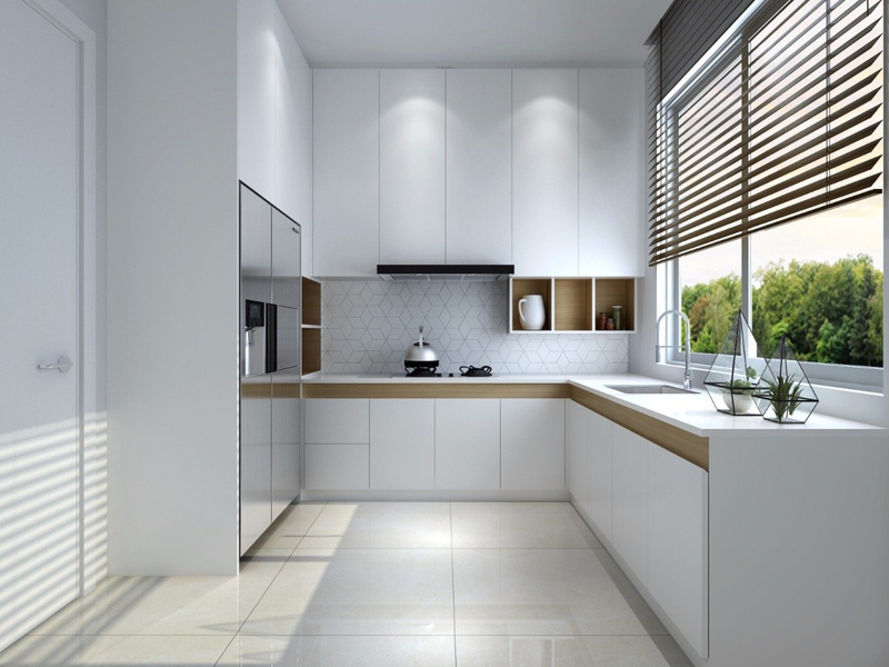 Modern L-Shape Kitchen