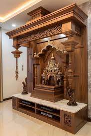 Wooden Mandir Design