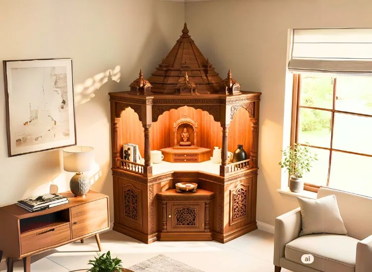 Corner Mandir Design
